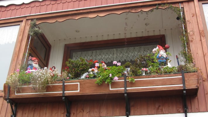 Gartenzwergkultur in Frutillar.