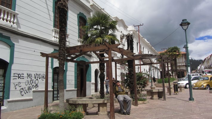 In den Straßen von Sucre.