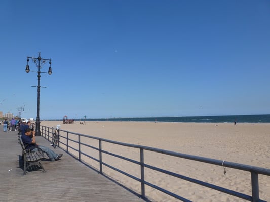 Strand von Coney Island.