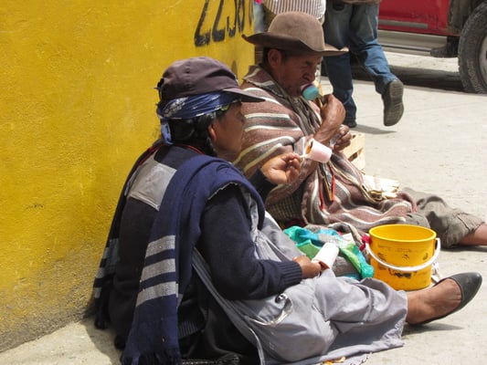 In den Straßen von Gualaceo.