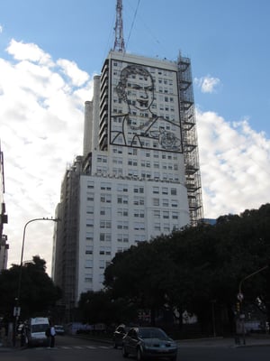 Evita ist immer noch überall. Eva Peron war und ist die bekannteste Argentinerin.