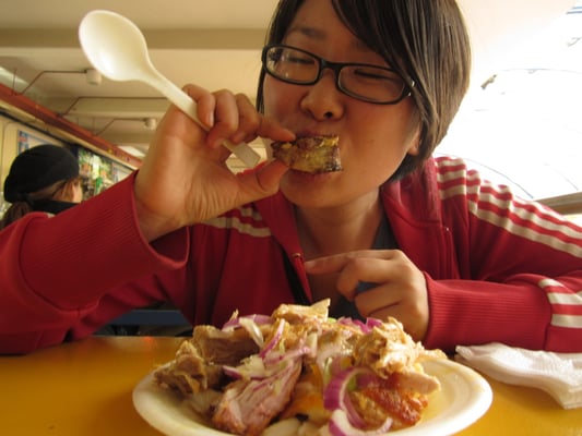 Knuspriger Schweinebratenliebhaber.