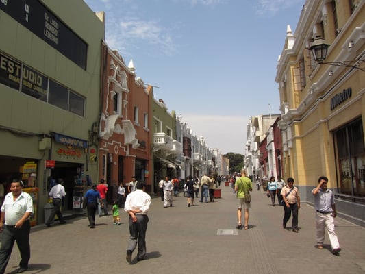 Trujillos Fußgängerzone.