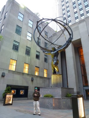 Atlas vor dem Rockefeller Center.