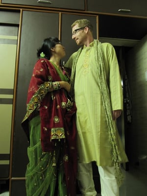 ECHTE INDER! (Traditionell verkleidete Touristen)