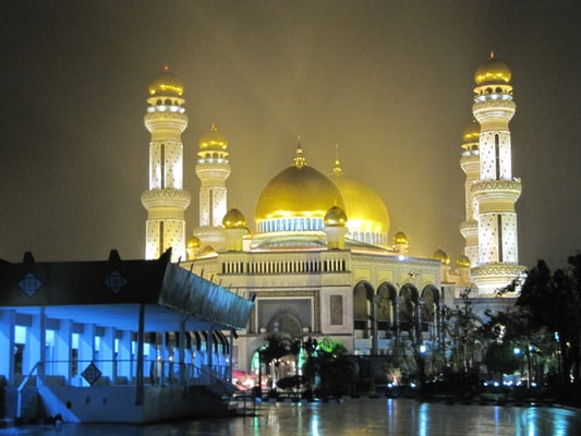 Die Jame'Asr Hassanil Bolkiah Moschee.