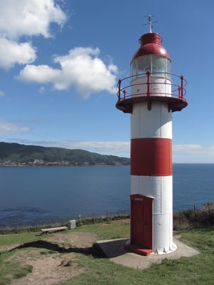 Der Leuchturm in der Festung Niebla.