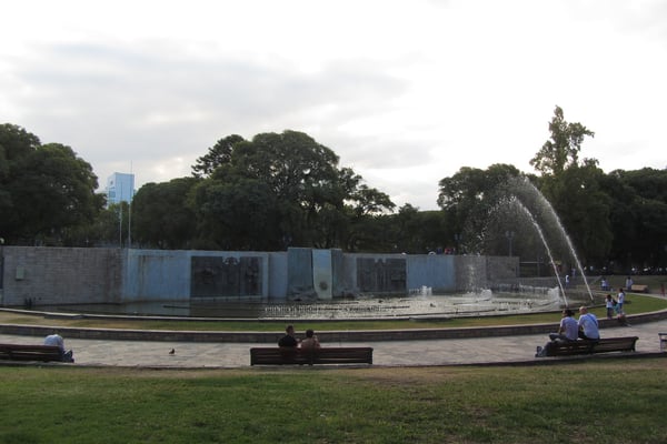 Der Plaza Independencia im Zentrum der Stadt.
