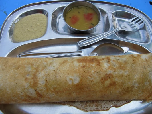 Masala Dosa, die Königin unter den südindischen Gerichten.