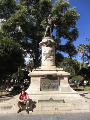 Auf dem Plaza 25 de Mayo.