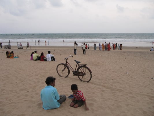 Puris Strand am Abend.