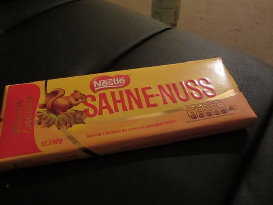 Die "Sahne-Nuss" ist der Bestseller in Chile. Schmeckt ganz vorzüglich.