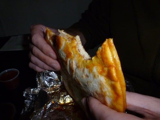 Mexikanischer Käsefastfood. Fettig und lecker.