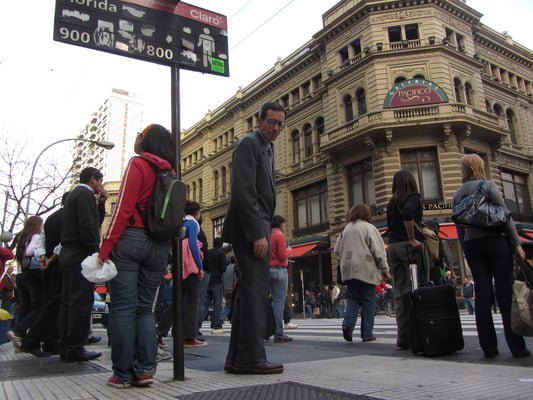 Down(town) view. (Florida-Straße)