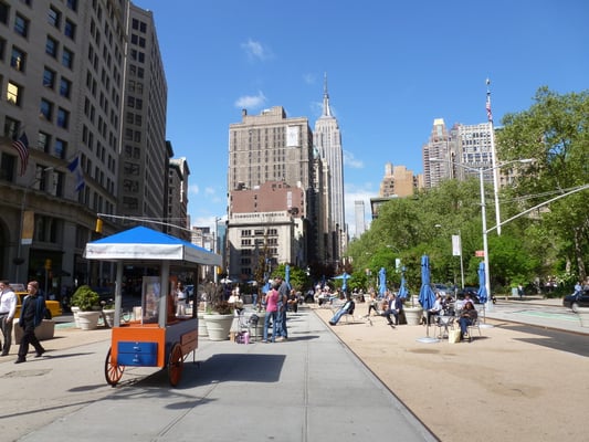 Flatiron Public Plaza.