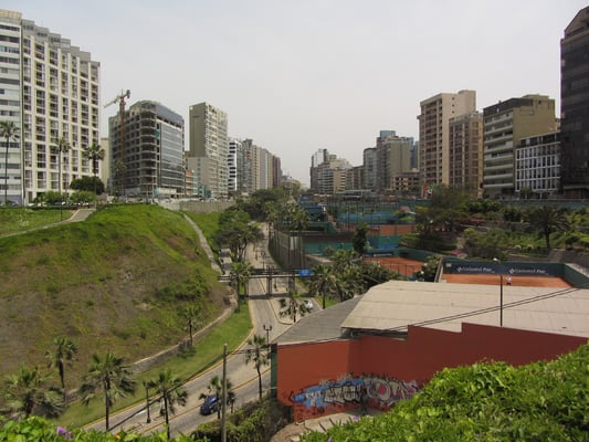 Das Viertel Miraflores.