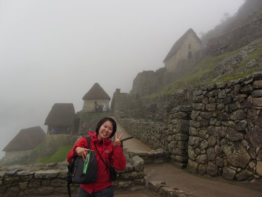 Am Vormittag war es sehr feucht und diesig.