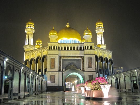 Die Jame'Asr Hassanil Bolkiah Moschee.