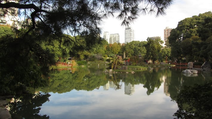 Im Japanischen Garten.