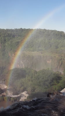 Regenbogen. ( Iguazúfälle)