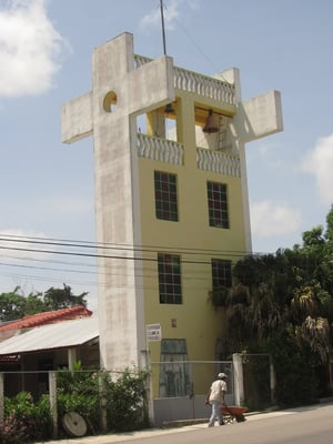 Komische Kirche in Santa Elena.