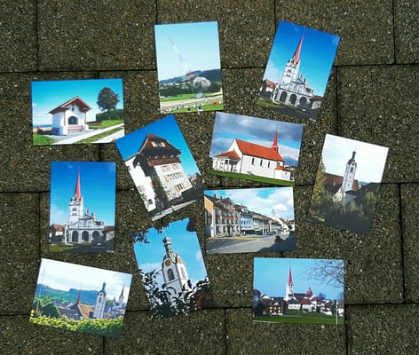 Postkarten von Beromünster (fotografiert von Norbert Estermann)