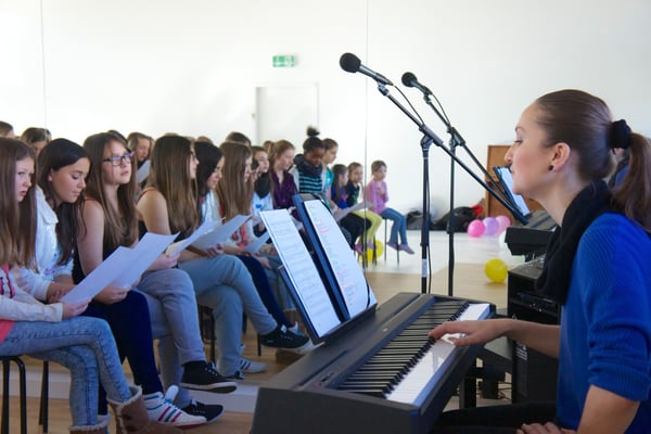 Steffi unsere Gesangslehrerin