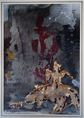 Anti-depression - 1992 - Painting - Mixed technique - 28.5x37cm 