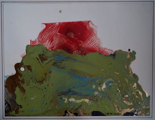 Spanish Woman - 1992 - Painting - Mixed technique - 38.5x30.5cm 