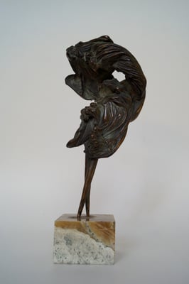 Wind - 1995 - Sculpture - Bronze - 27x11x7cm 