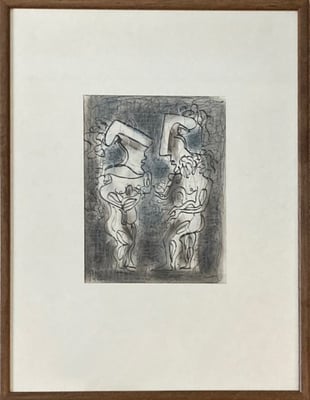 Untitled - 1991 - Drawing - Sepia, Indian ink and colored pigment on cardboard - 19,7х1 4,7cm 