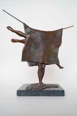 Big Laundry - 2001 - Sculpture - Bronze - 30x29x13cm
