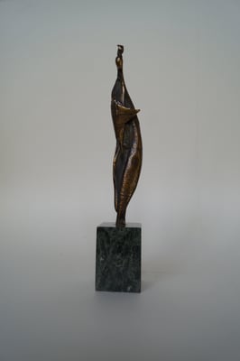 Geisha - 1999 - Sculpture - Bronze - 25x5x5cm 