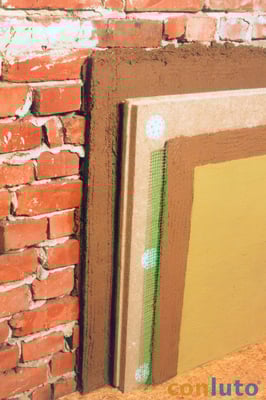 conluto Inndendämmung: Lehm-Feinputz