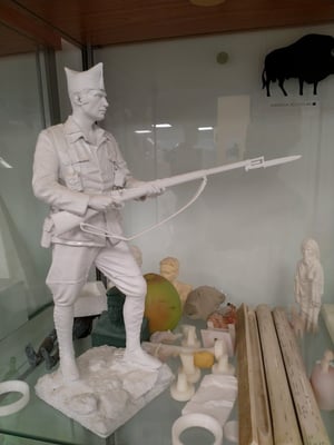 modelo en reducción escultura