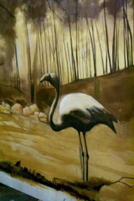 Pintura Escenográfica de un Forillo (Flamingo)