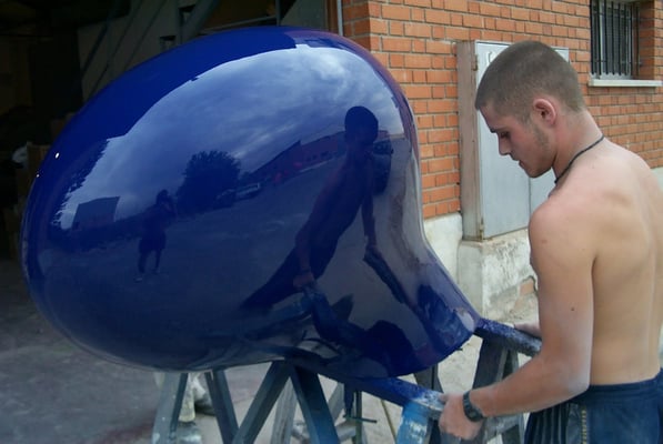 Escultura en fibra de vidrio