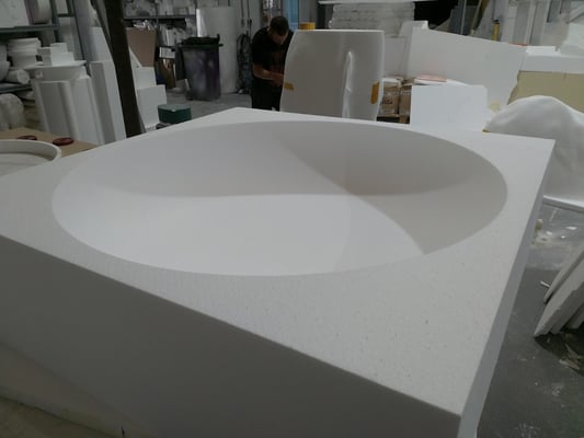 Mecanizado de forma en poliespan