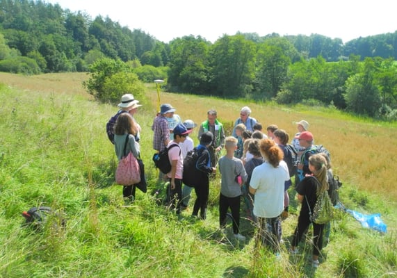Umweltbildung - Schulstunde in der Natur (Foto: LBV Starnberg) 