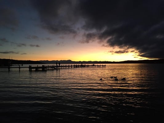 Abendstimmung am Starnberger See (Foto: Wolfgang Spatz) 