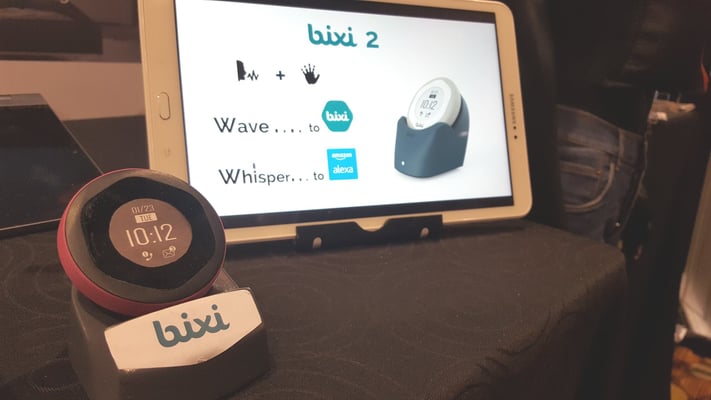 Bixi qui intègre la reconnaissance vocale d'Alexa en plus de la reconnaissance gestuelle de Bixi