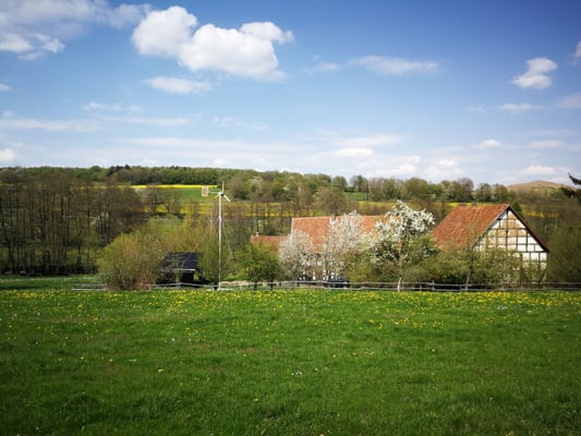 2F Piggott Windrad, 2 m Rotordurchmesser, 500W Nennleistung @ 11 m/s, https://pureselfmade.com/de/piggott-windrad-details/