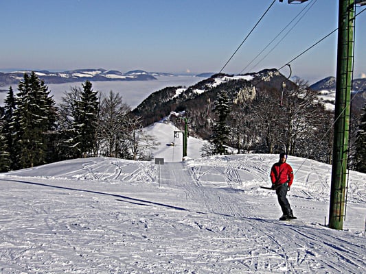 Skifahren Jura