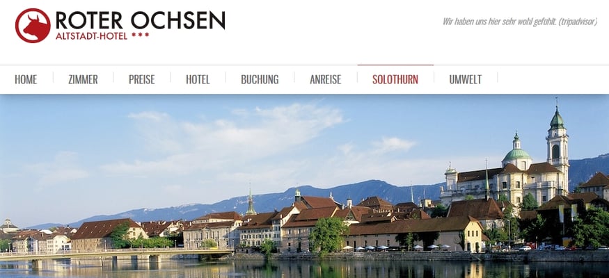 Hotel Solothurn - ist ein Garni Hotel Solothurn und kein Seminarhotel Solothurn