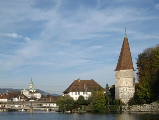 Solothurns Hotel sind zum Teil an der Aare