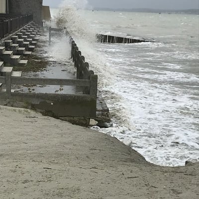 Grandes marées au Crotoy