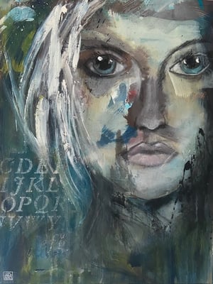 Sehnsucht Acryl auf Leinwand, 39 x 50