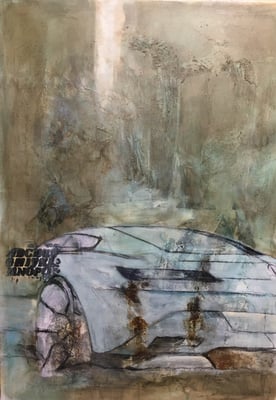 Power Acryl auf Leinwand, 140 x 100