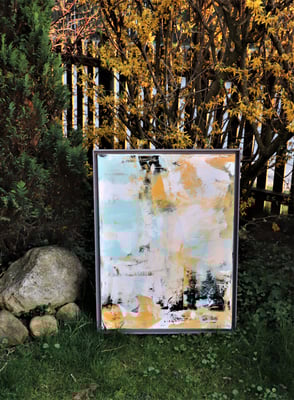 Weihnachtslichterwald im Frühling