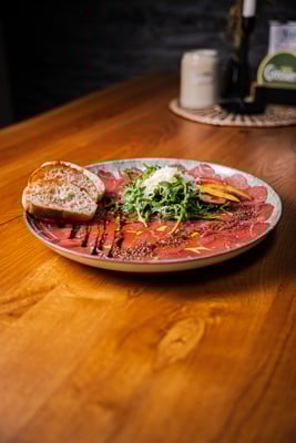 Rindercarpaccio Gasthof Krall